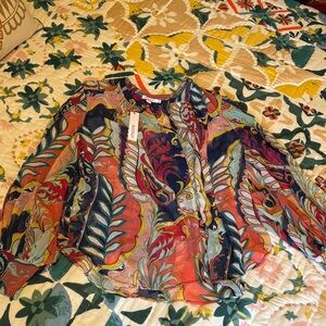 Chico’s Multicolor Paisley Women's Sheer Blouse